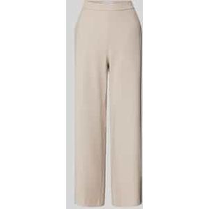 Wide leg stoffen broek met verkort model, model 'PALINA'