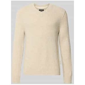 Marc O'Polo - Gebreide Pullover - Mêlee - Regular Fit - Wolmix