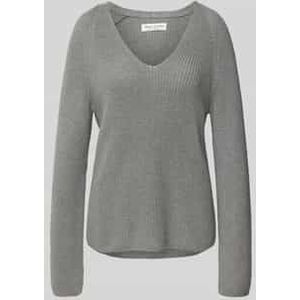 Marc O'Polo - Regular Fit - Gebreide Pullover - Effen - Puur Katoen