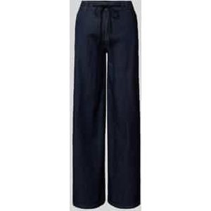 Straight leg jeans met tunnelkoord, model 'CHarly'