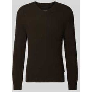 Marc O'Polo - Gebreide Pullover - Mêlee - Regular Fit - Wolmix