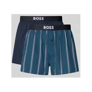Hugo Boss - BOSS - Boxershorts - Blauw - 2-pack - Wijde