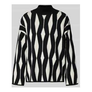 Gebreide pullover met opstaande kraag, model 'EDDARD'