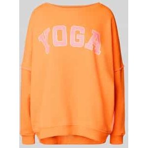 Relaxed fit sweatshirt met ronde hals