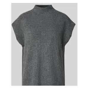 Gebreid shirt met opstaande kraag, model 'VIRGINIA'