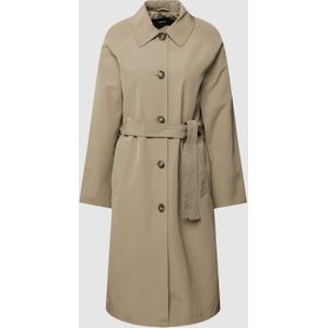 Trenchcoat met strikceintuur, model 'TESSASOFIA'