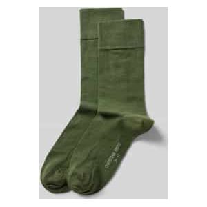 Sokken met labelprint in een set van 2 paar