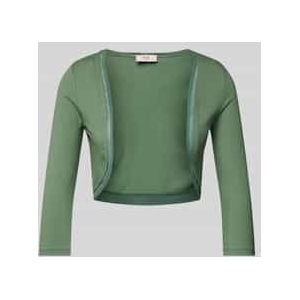 Bolero met opengewerkte voorkant