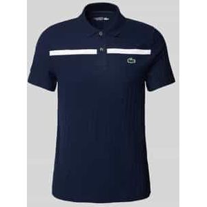 Poloshirt met labeldetail