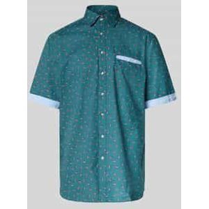 Regular fit vrijetijdsoverhemd met kentkraag