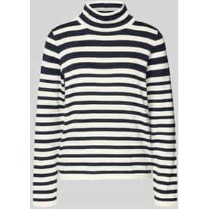 Gebreide pullover met opstaande kraag, model 'LESLEY'