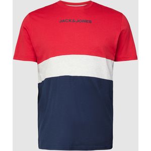 PLUS SIZE T-shirt in colour-blocking-design, model 'EREID'