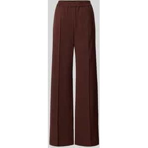 Regular fit broek met scheerwol, model 'PETRA'