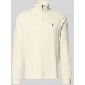 Sweatshirt met opstaande kraag