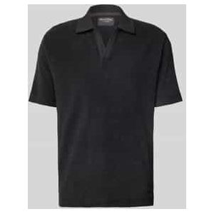 Regular fit poloshirt van badstof van katoen