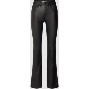 Flared cut broek in effen design, model 'FERN'