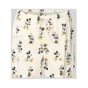 Relaxed fit korte pyjamabroek met tunnelkoord