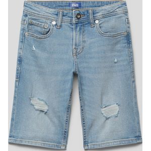 Korte jeans in destroyed-look, model 'RICK'