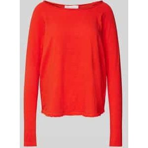 Shirt met lange mouwen met boothals