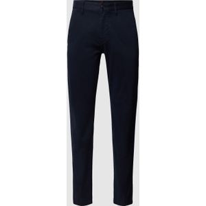 Tapered fit chino met stretch