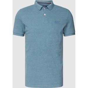 Poloshirt met labelstitching, model 'CLASSIC'