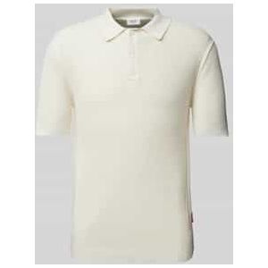Slim fit poloshirt met polokraag