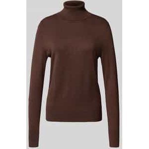 Gebreide pullover met ribboorden