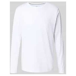 FYNCH-HATTON - Shirt - Wit - Lange Mouwen - Geborduurd Logo