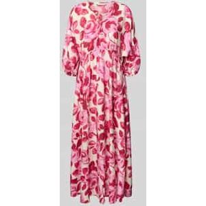 MSCH COPENHAGEN - Edrina - Jurk - Pitaja Roze / Rood / Wit - 7/8 Lengte