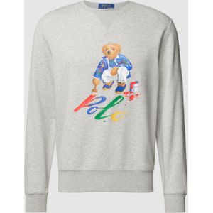 Sweatshirt met motiefprint