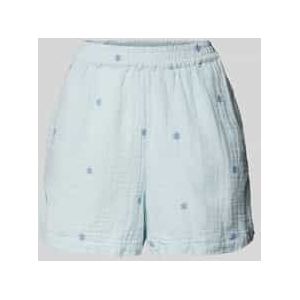 High waist korte broek met elastische band, model 'MAYA'