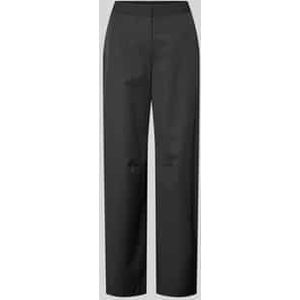 Loose fit stoffen broek met linnen, model 'SAROKO'