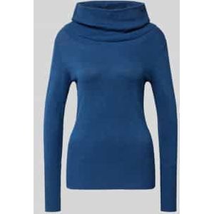 Slim fit shirt met lange mouwen van viscosemix, model 'Dollie'