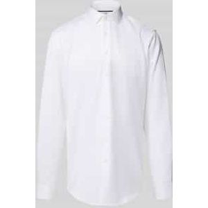 Regular fit zakelijk overhemd met kentkraag