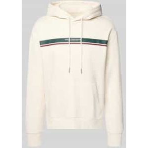 Regular fit hoodie van katoenmix