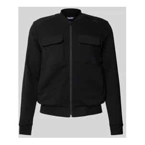 Slim fit sweatjack met viscose, model 'Neuter'