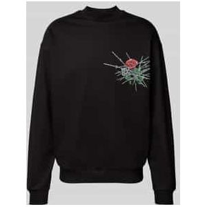 HUGO - Derumkek - Sweatshirt - Grijs - Katoen - Regular Fit