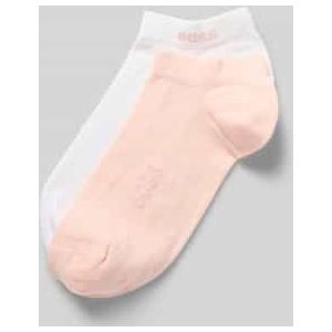 Sneakersokken met labeldetail in een set van 2 paar