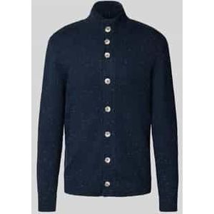 Regular fit gebreid jack met katoen