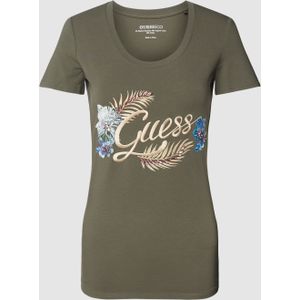 T-shirt met labelstitching