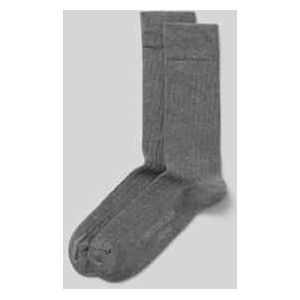 Sokken met labelprint in een set van 2 paar