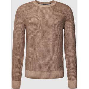 Gebreide pullover van scheerwol, model 'Willon'