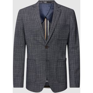 Slim fit colbert met 2 knopen en tartanruit