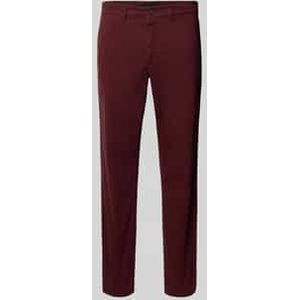 Regular fit chino van katoenmix