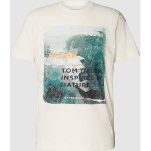 T-shirt met statementprint, model 'photoprint'