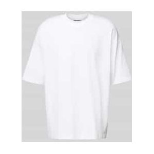 Oversized T-shirt met labelprint