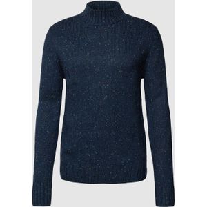 Gebreide pullover met opstaande kraag, model 'NOLAN'