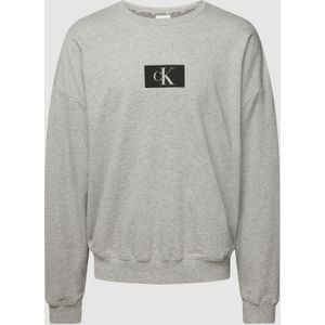 Sweatshirt met labelprint