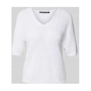 Gebreide pullover met V-hals