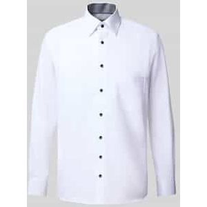 Eterna - Overhemd - Wit - MODERN FIT - Lange Mouwen - NON IRON